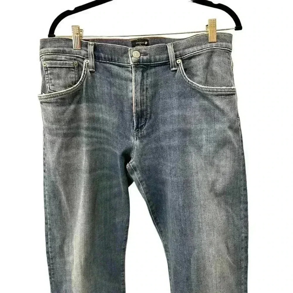 - Citizens Of Humanity Men's SID Regular Straight Jeans Size 33, Pre-Owned - Picture 2 of 6